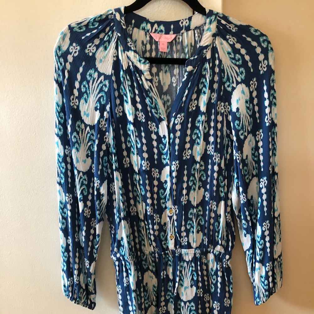 Lilly Pulitzer Long Sleeve Romper